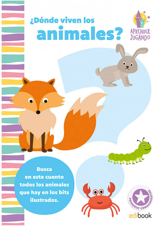 Aprender Jugando Libro bits mis primeros animales caja con y de autores español