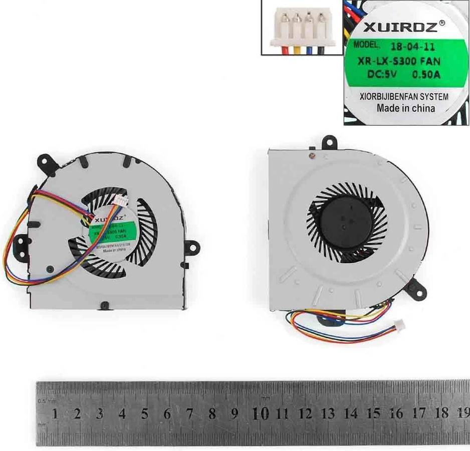 Ventilador CPU para Portátil Lenovo Ideapad S300 S400 Ab7005Hx-Q0B