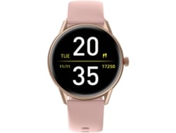 Smartwatch ENKERS Hombres Mujeres Frecuencia Cardiaca IP68 Impermeable Sueño Natación Reloj Track-Rosa