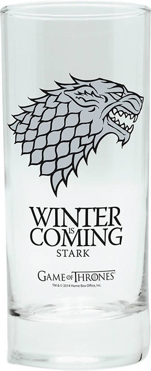 Game Of Thrones vaso 290 ml diseño se acerca el invierno de agua abystyle abyver009