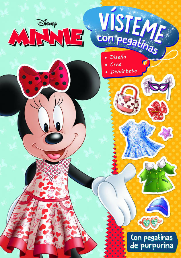 Libro Minnie. Vísteme Con Pegatinas de Vários Autores (Español)