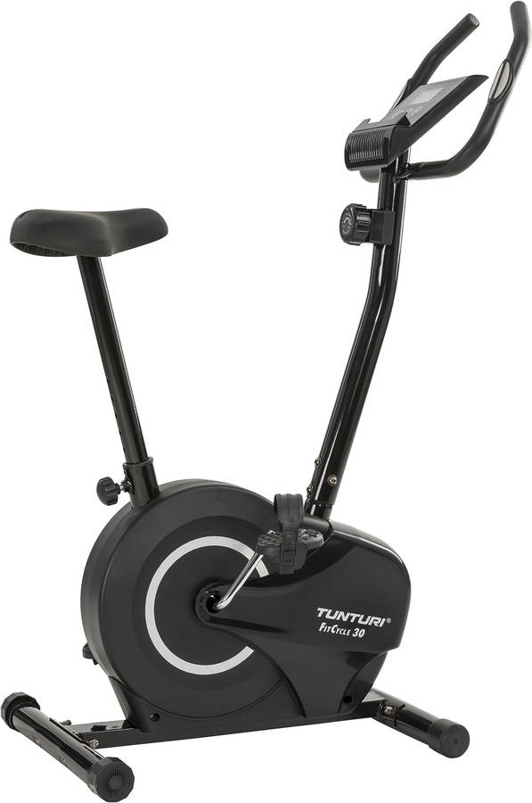 Bicicleta Estática TUNTURI Fitcycle 30 (Negro - 128 x 87 x 50 cm - Hasta: 110 Kg)