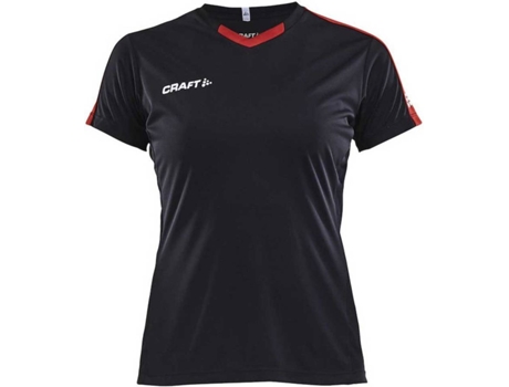 Camiseta de Mujer para Fútbol CRAFT Progress Contrast Rojo (S)