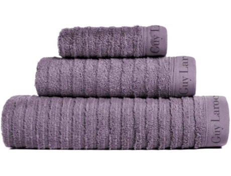 Juego de Baño 3Pcs GUY LAROCHE Palace (Violeta - Algodón - 30 x 50, 50 x 100, 70 x 140 cm)