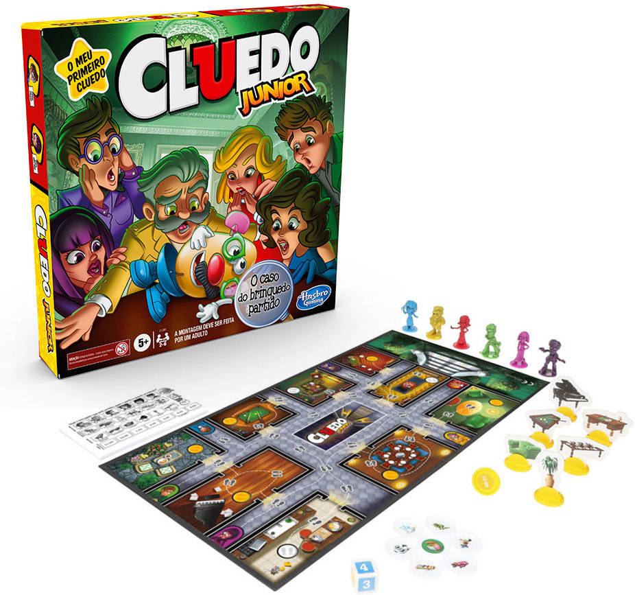 Juego Educativo HASBRO Cluedo Junior (Edad Mínima: 5 Años - 4,13 x 26,67 x 26,67 cm)