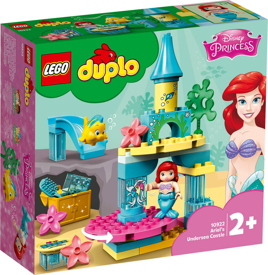 LEGO Duplo: Castillo de Ariel (Edad Mínima: ‍2 - 35 Piezas)