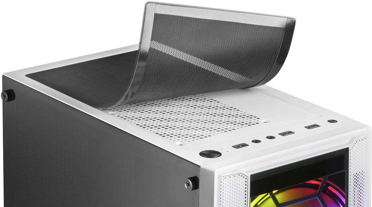 Caja PC MARS GAMING MC500W (Blanco)