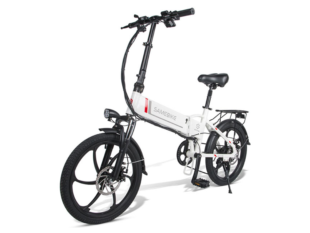 Bicicleta Elétrica SAMEBIKE 20LVXD30 Blanco (Autonomía: 40 Km - Velocidad Máx: 35 Km/h)