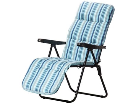 Papillon 8044455 Silla playa acolchada acero 5 posiciones con reposapies multi 60x100x30