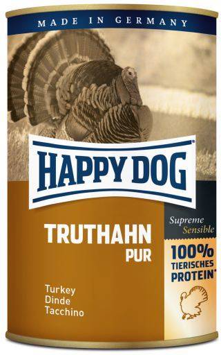 Pienso para Perros HAPPY DOG (400 g - Húmedo - Sabor: Pavo)