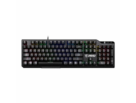 Teclado Gaming MSI AZERTY Francés Negro