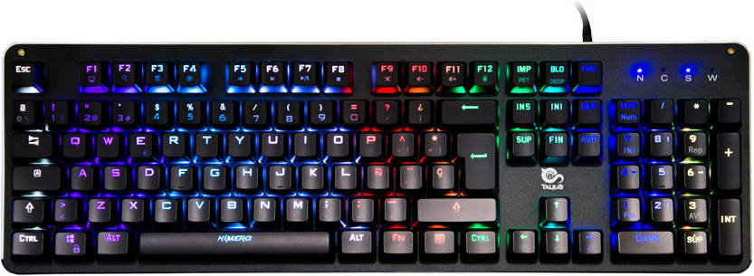 Teclado Gaming TALIUS Kimera (Mecánico - Español - Negro)