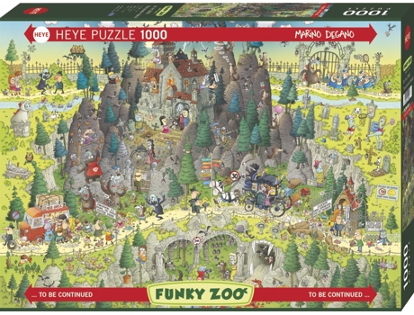 Puzzle 1000 Pcs Degano Zoo Transylvanian (9 años)