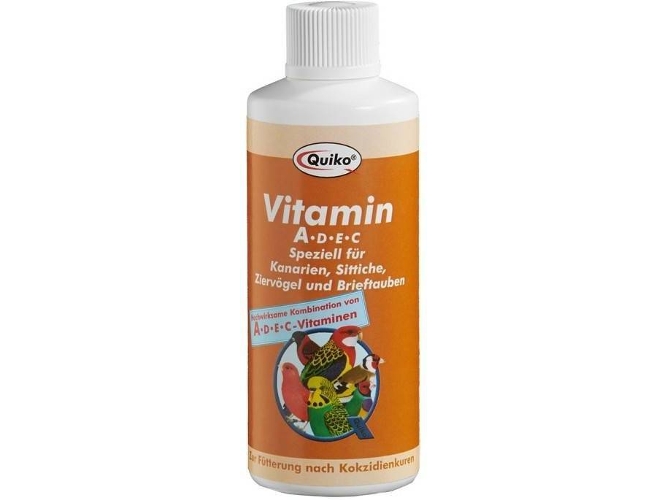 Complemento Alimenticio para Aves QUIKO Vitaminas Bio A-D-E-C Líquido (200ml)