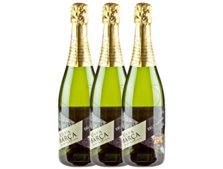 Espumante RED DRAGON Red Dragon Barça Brut Nature Cava Joven (0.75 L - 3 unidades)