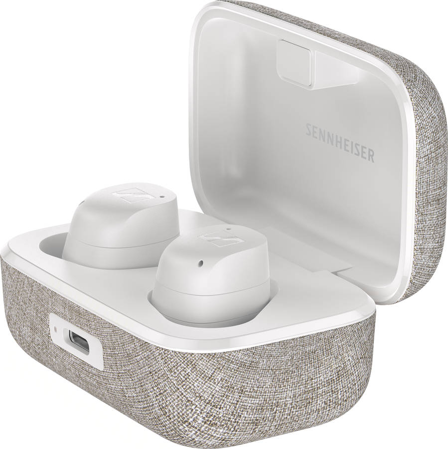 Auriculares Bluetooth True Wireless SENNHEISER Momentum 3 (In Ear - Micrófono - Noise Canceling - Blanco)