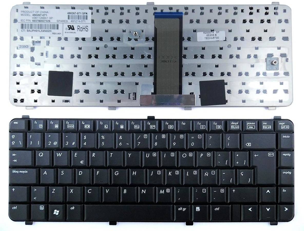 Teclado para HP Compaq 6530S 6730S 6735S 490267-031 491274-031