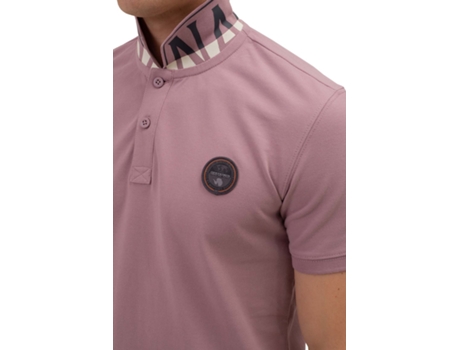 Polo de Hombre NAPAPIJRI Algodón Morado (3XL)