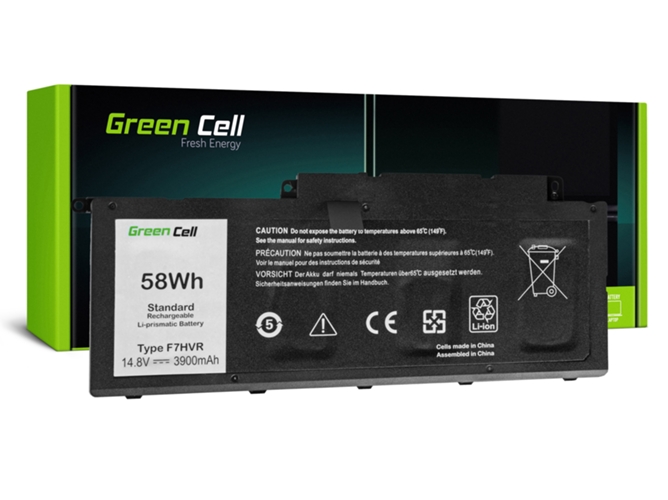 Batería para Portátil Green Cell Dell Vostro P68G001 P68G 14 y Inspiron 17 15 P24E P24E001 P24E002 P36F P36F001