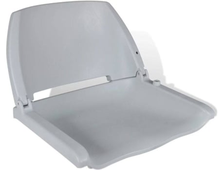 Asiento De Barco vidaxl 41x51x48 cm 12x respaldo plegable sin almohada azul y