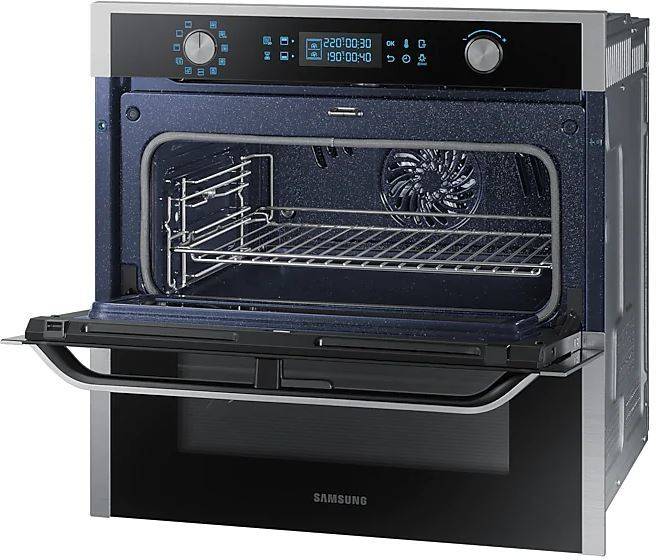 Horno SAMSUNG NV75N7677RS/EC (75 L - 59.5 cm - Pirolítico - Inox)