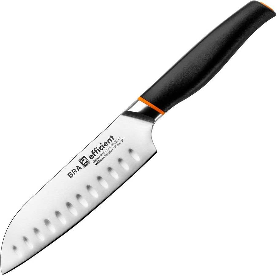 Cuchillo Bra Santoku efficient 130 mm de cocina acero inoxidable 13 cm 3x4x30