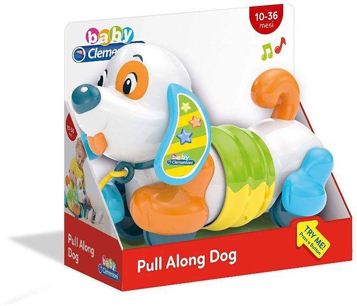 Peluche Interactivo CLEMENTONI Perrito de arrastre