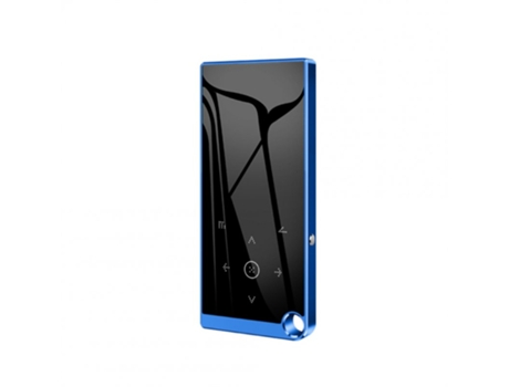 Lector MP3 bluetooth 5.0 sin pérdidas pantalla de 2.4 pulgadas alta fidelidad fm audio ebook grabadora mp4 reproductor de video azul