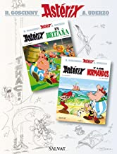 Libro Astérix en Bretaña & Astérix y los Normandos de René Goscinny (Año de edición - 1966)