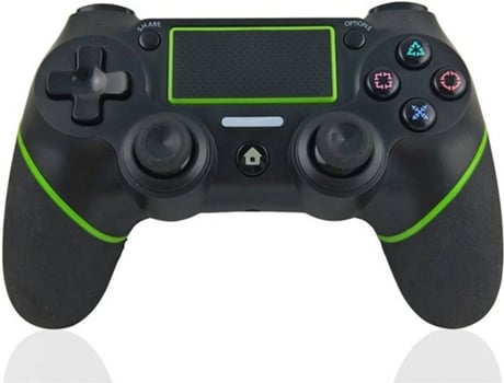 Mando PS4 YLW LV000419 Negro y Verde (Inalámbrico)