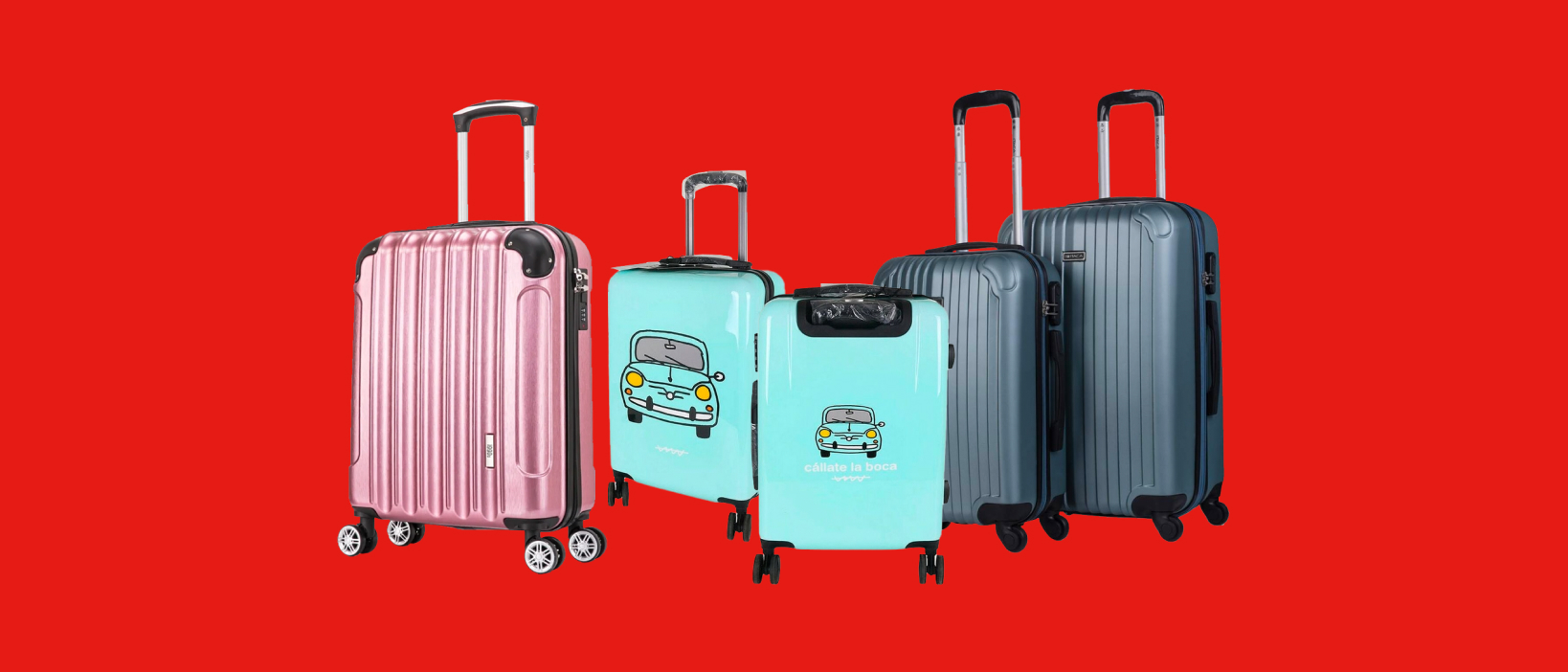 Maleta de Cabina de Polipropileno American Tourister Hit, 8 Ruedas, 55 cm,  Azul Oscuro