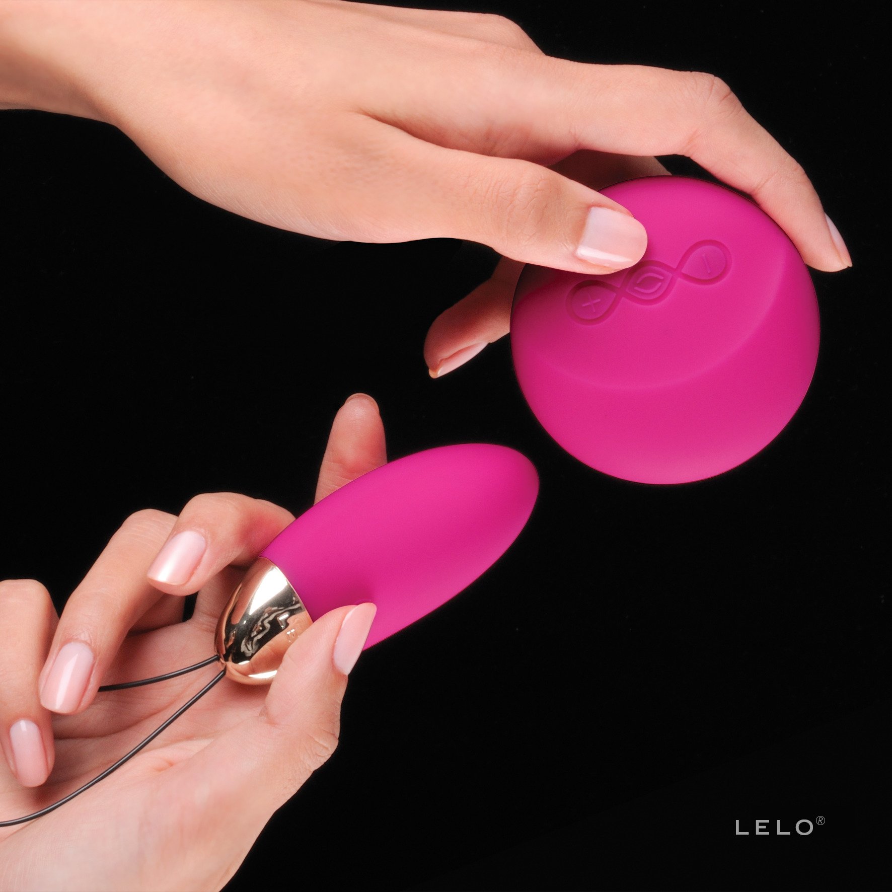 Vibrador LELO Lyla 2 Bala Femenina Negra (Portátil - Silicona - Tecnología Sense Motion - Mando A Distancia)