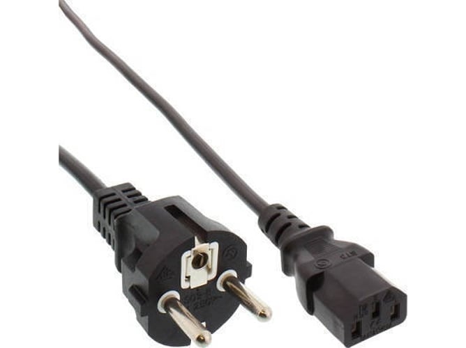 Cable de Alimentación INLINE (1 m - Negro)