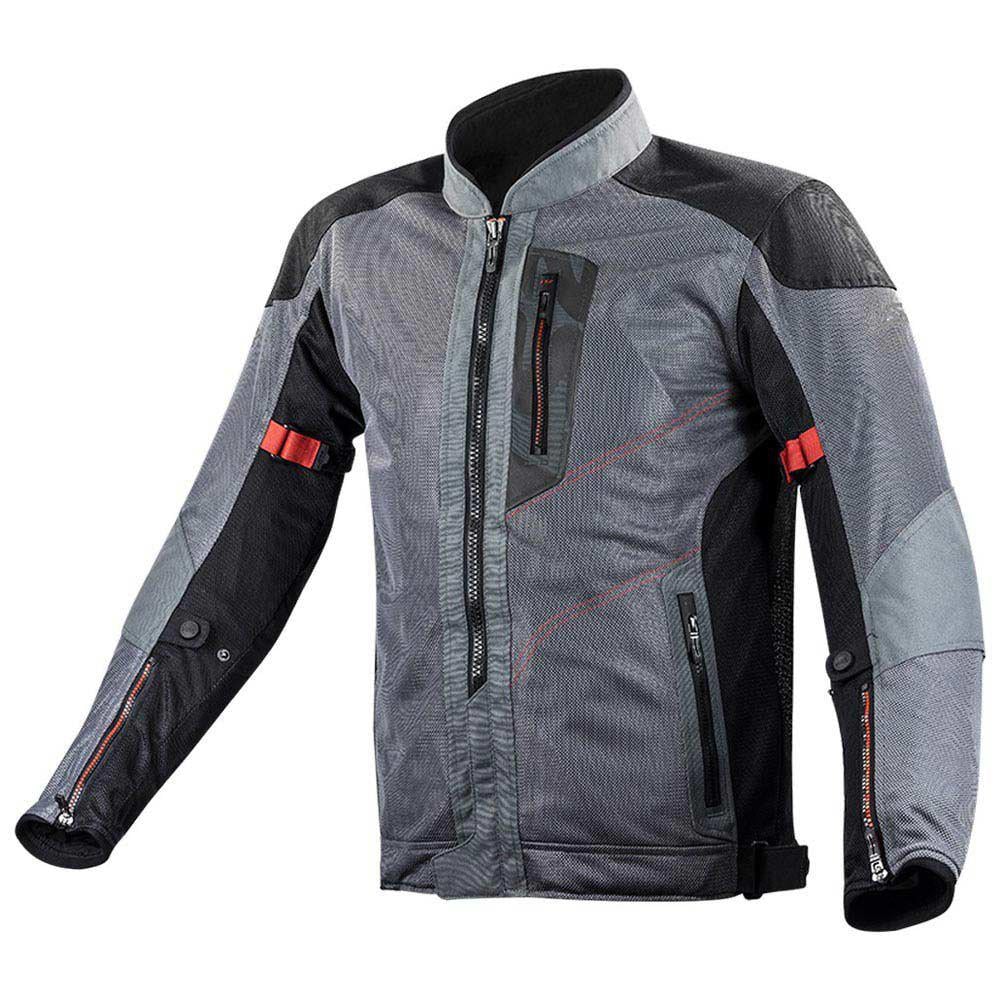 Abrigo para Hombre LS2 Alba Man Jacket Dark Grey Black (Talla: M)