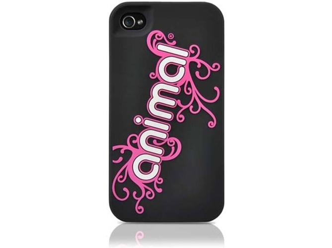 Funda iPhone 4, 4s CONTOUR DESIGN Contour Design animal Silicona Rosa