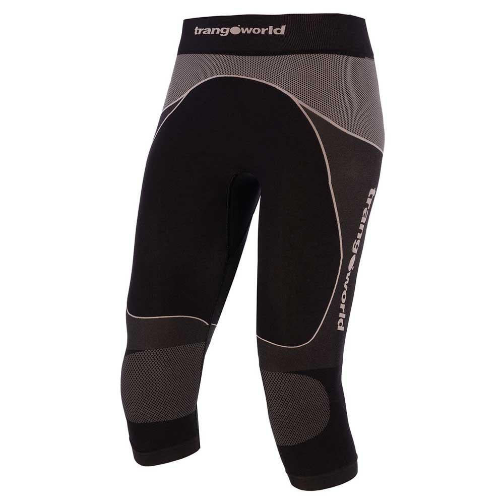 Pantalones Ajustados para Hombre TRANGOWORLD Montblanc Negro para Montaña (S)