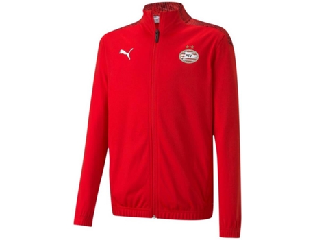 Chaqueta Unisex PUMA Psv Eindhoven temporada 20/21 Rojo para Fútbol (140 cm)