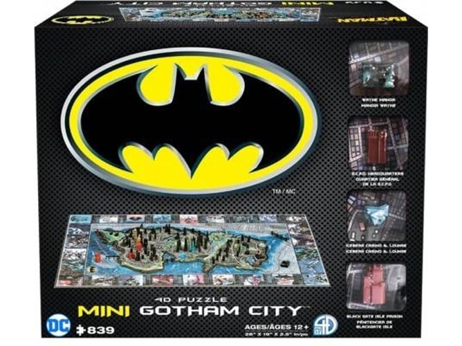 Puzzel 4D CITYSCAPE Mini Batman Gotham City