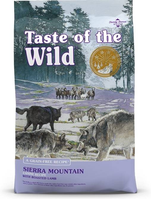 Taste Of The wild pienso para perros con cordero asado 2kg sierra mountain 2 seca