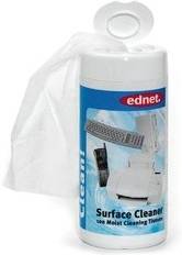 Ednet 100 Toallitas de limpieza en caja dispensadora. surface cleaner