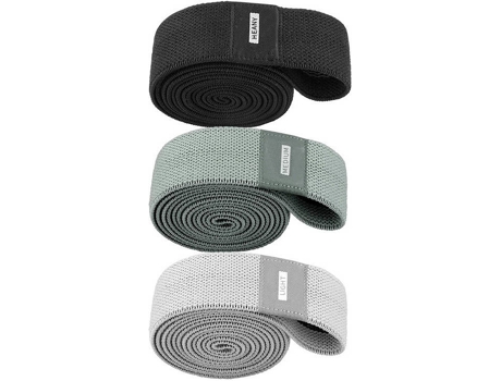 Set de 3 Bandas Elásticas para Fitness ATRUMS TLD-003-B Negro