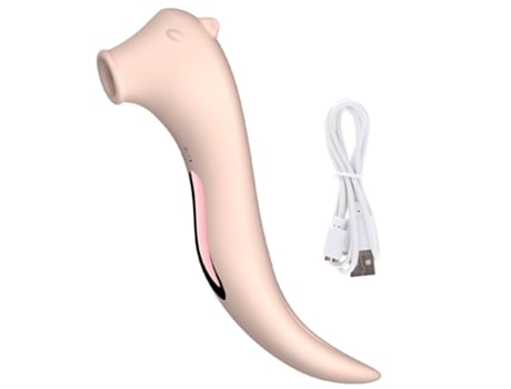 Vibrador de masaje de succión 2 en 1 para mujer (rosa) VEANXIN