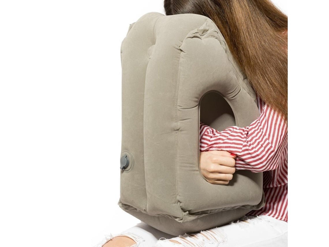 Almohada de viaje hinchable