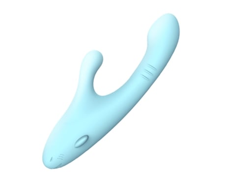 Vibrador de masaje impermeable recargable USB con 8 modos para mujeres (azul) VEANXIN