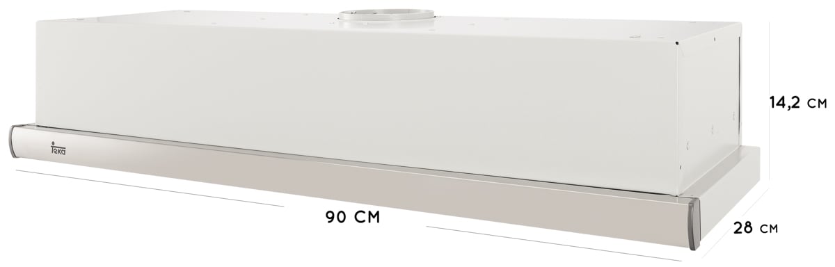 Campana TEKA TL 9310 (332 m3/h - 90 cm - Inox)