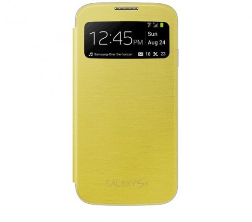 Funda SAMSUNG Galaxy S4 S-View Amarillo