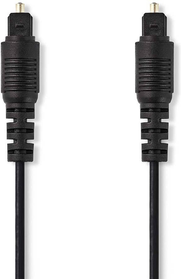 Cable de Audio NEDIS (1 m - Negro)