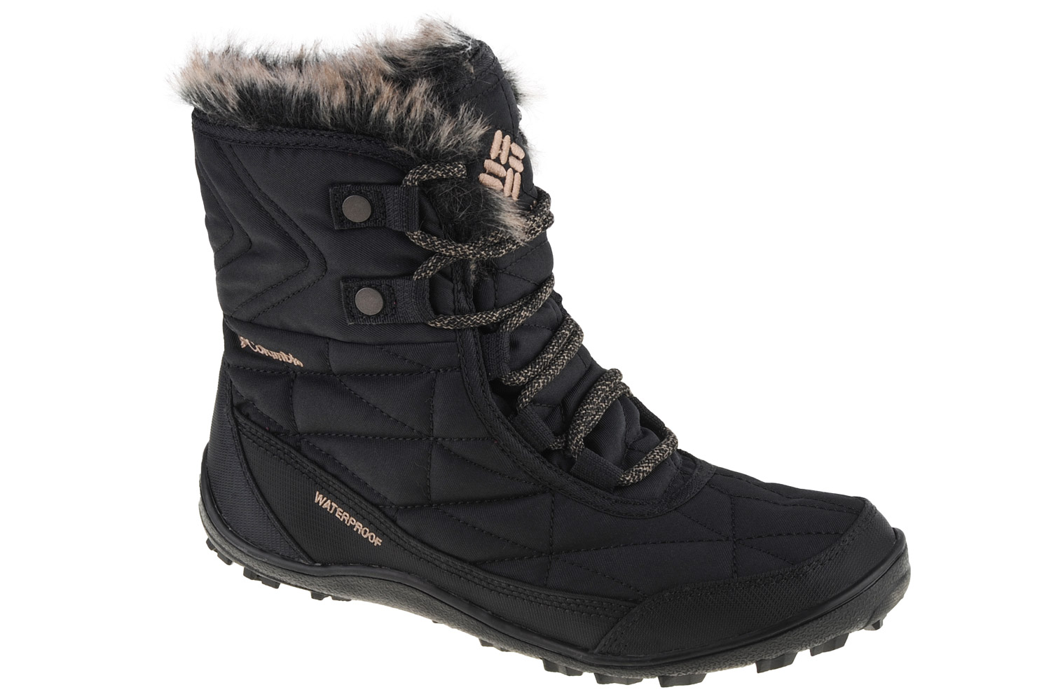 Columbia Minx Shorty iii botas cortas al tobillo para mujer de nieve negro 39