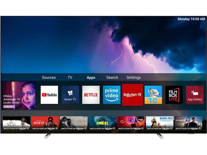 TV PHILIPS 55OLED754/12 (OLED - 55'' - 127 cm - 4K Ultra HD - Smart TV)