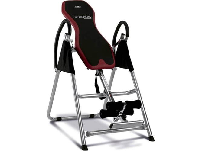 Bh Fitness Zero g400 tabla de para estirar columna vertebral y inversor vertikal pro action rojo 73x148x138cm acero peso recomendado 130kg